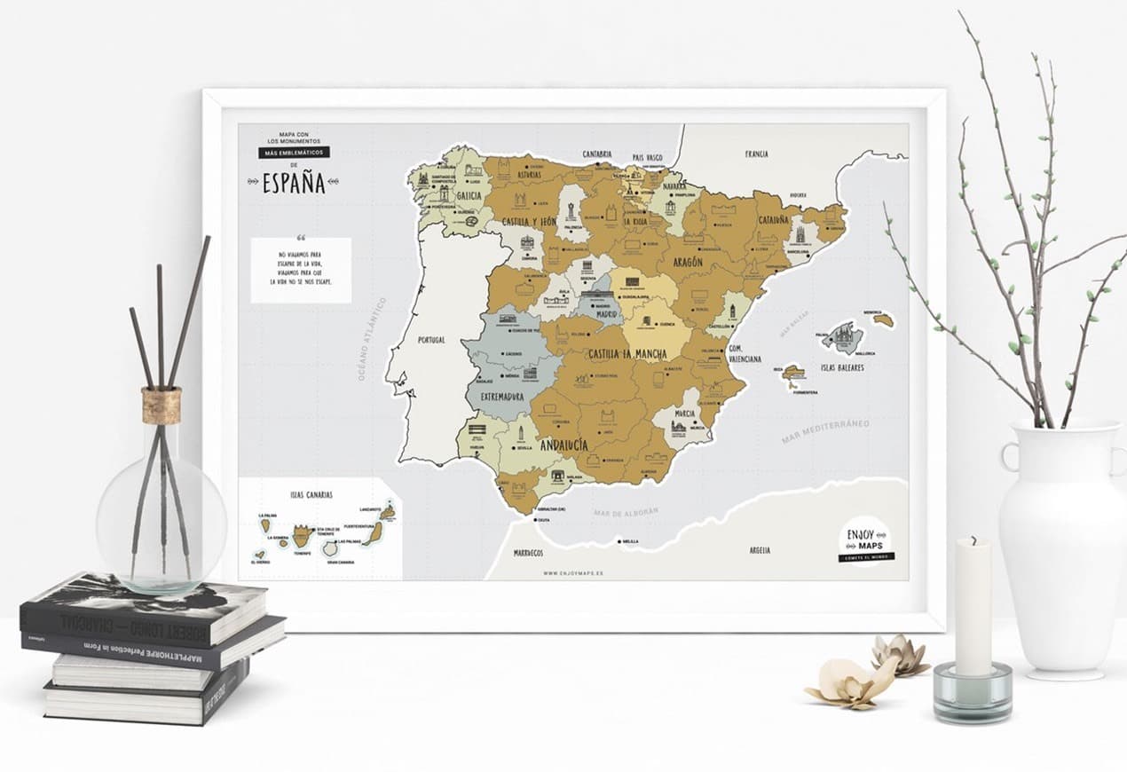 Product Mapa rascable España– enjoyersbrand