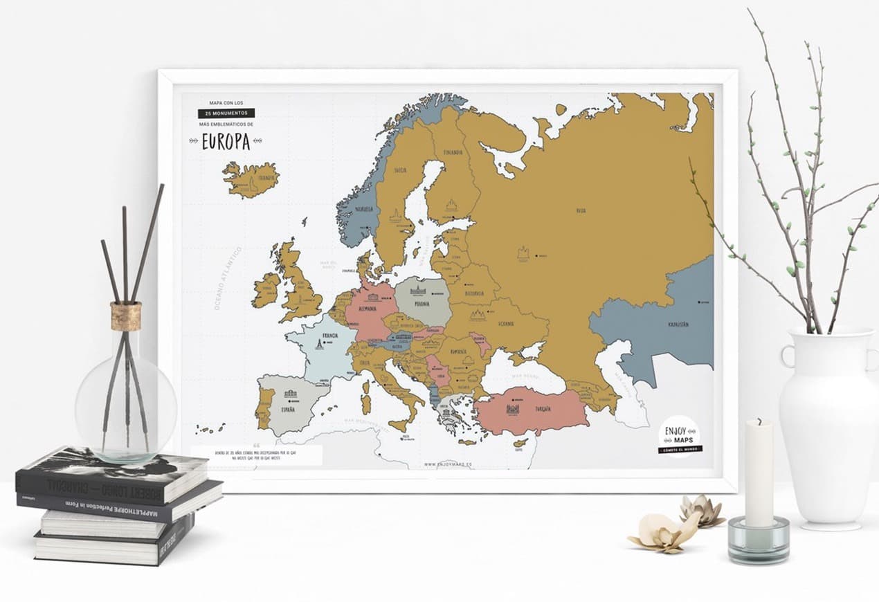 Product Mapa rascable Europa – enjoyersbrand