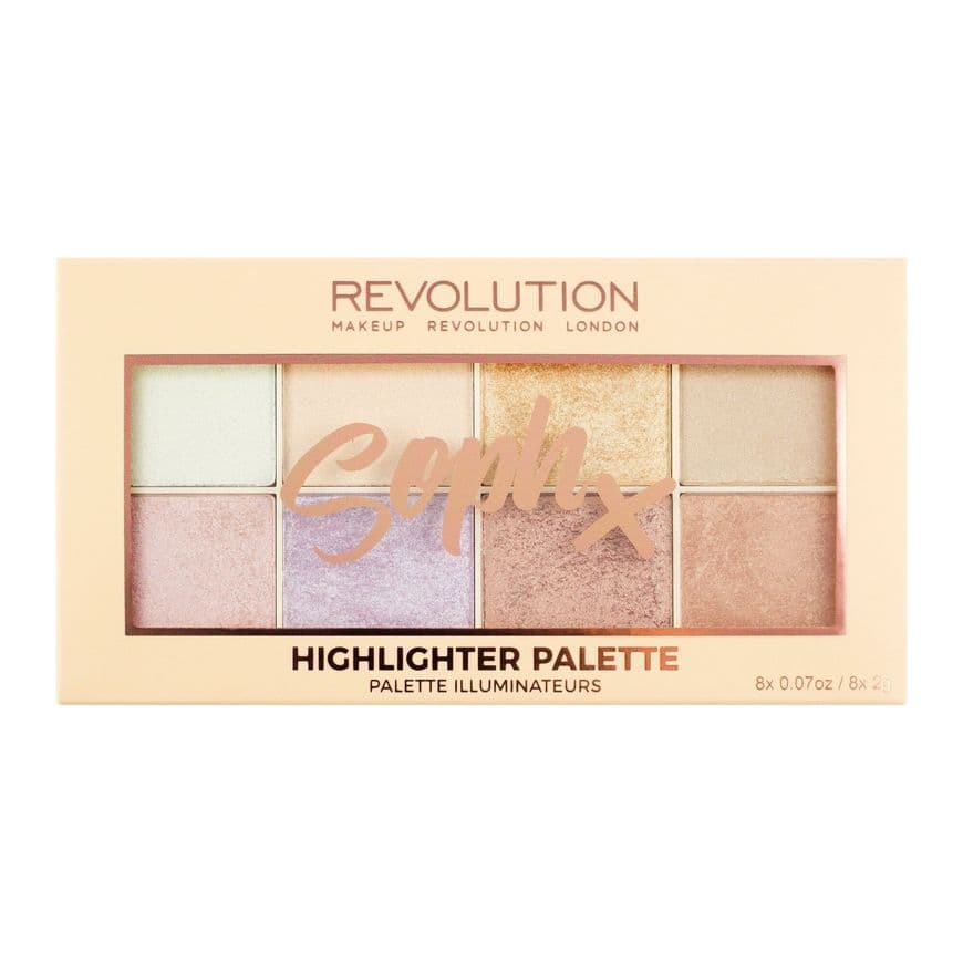 Fashion MAKEUP REVOLUTION- 
REVOLUTION X SOPH HIGHLIGHTER PALETTE