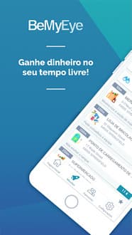 App BeMyEye - Ganhar dinheiro através de missões