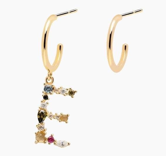 Product LETTER E EARRINGS