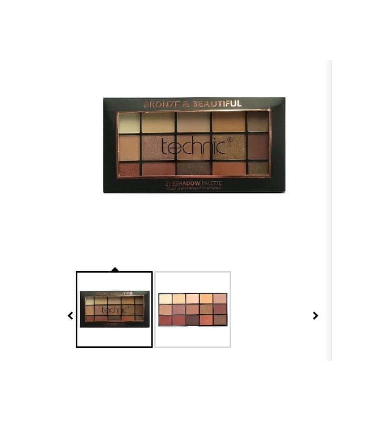 Product Paleta sombras technic