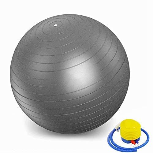 Place ZHENWEN Pelota de Yoga Exercícios Yoga Pilates Embarazo Parto preparación，gris，40cm