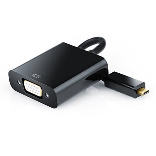 Place CSL-Computer Adaptador Full HD Micro HDMI a VGA con transmisión de Audio