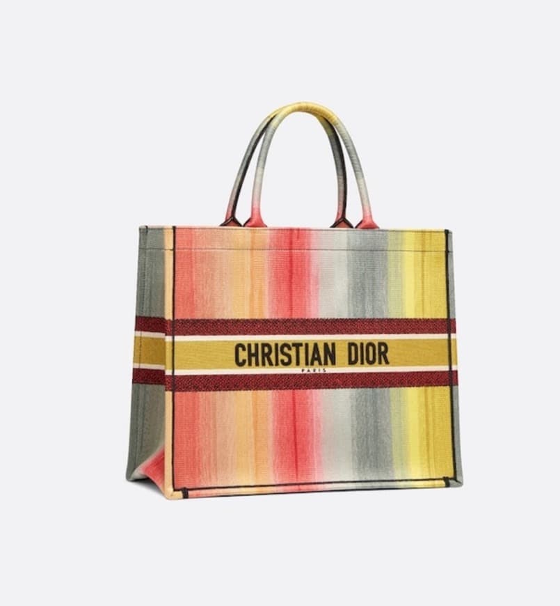 Product MULTICOLOR DIORAURA CANVAS DIOR BOOK TOTE