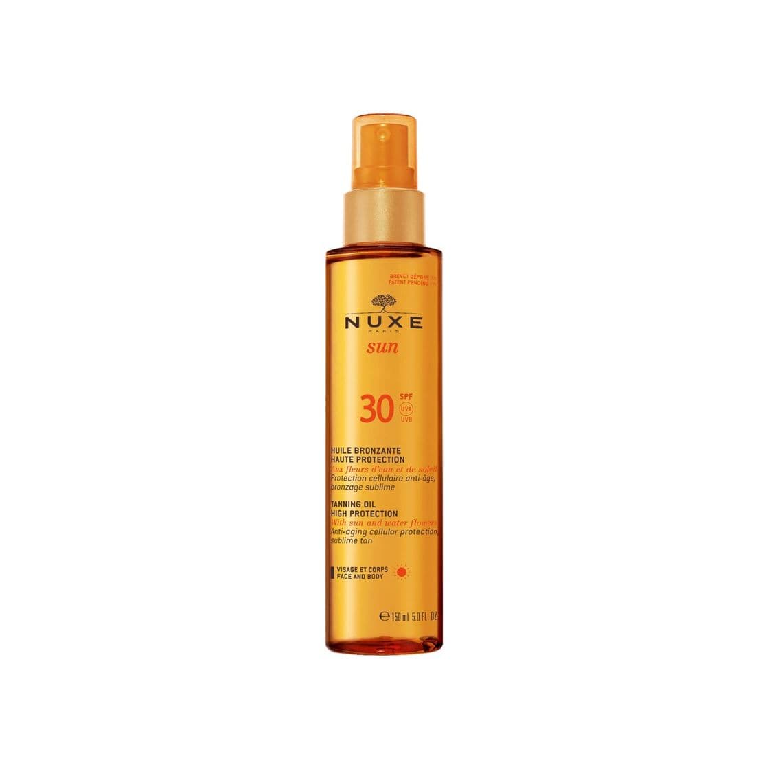 Producto Óleo Bronzeante para Rosto e Corpo da NUXE FPS 30