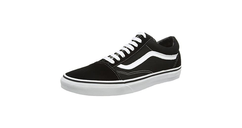 Moda Vans Old Skool, Zapatillas Unisex Adulto, Negro