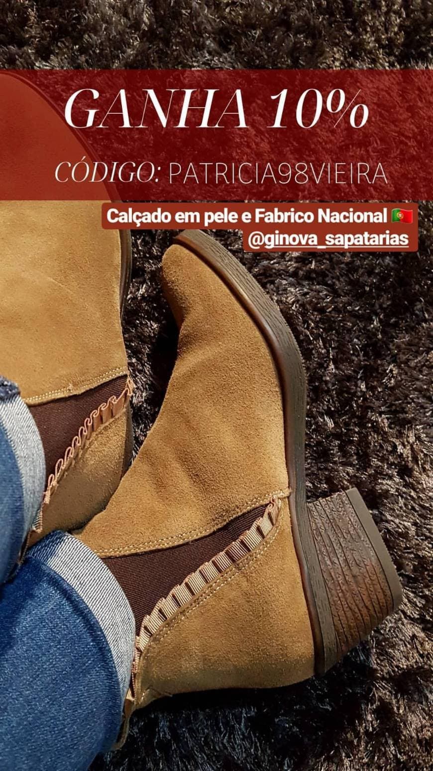 Product Bota de Senhora com Folhos e Elástico Ginova