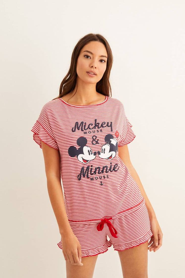 Moda Pijama mickey e minnie