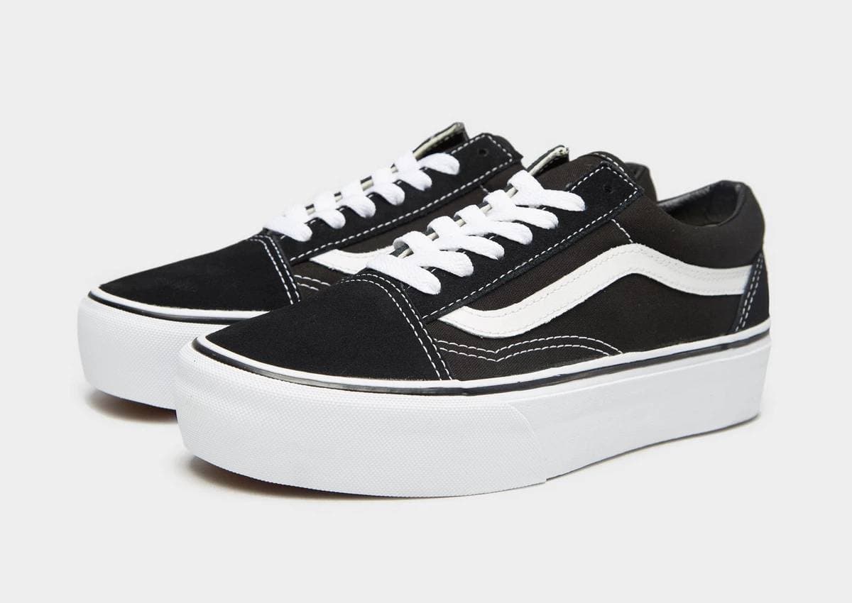 Moda Old School Vans com Plataforma