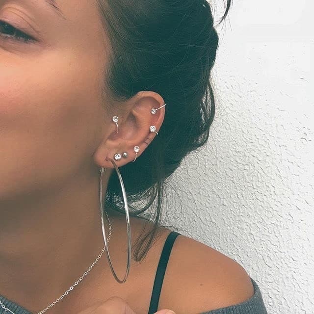 Fashion Piercings na orelha👂🏻🥰