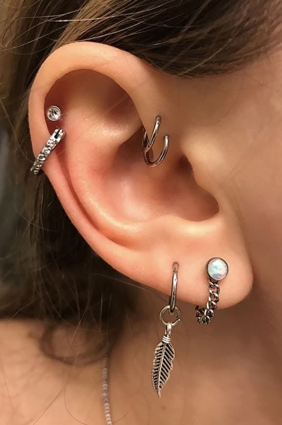 Fashion Piercings na orelha👂🏻😍