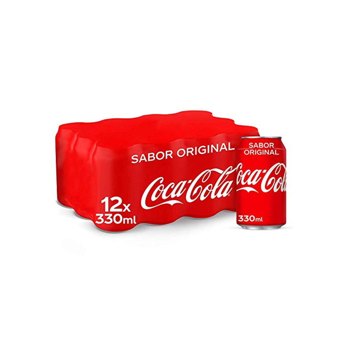 Product Coca-Cola - Regular, Refresco con gas de cola, 330 ml