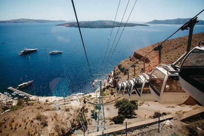 Lugar Santorini Cable Car