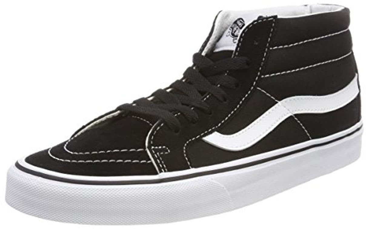 Moda Vans Sk8-mid Reissue, Zapatillas de Gimnasia Unisex Adulto, Negro