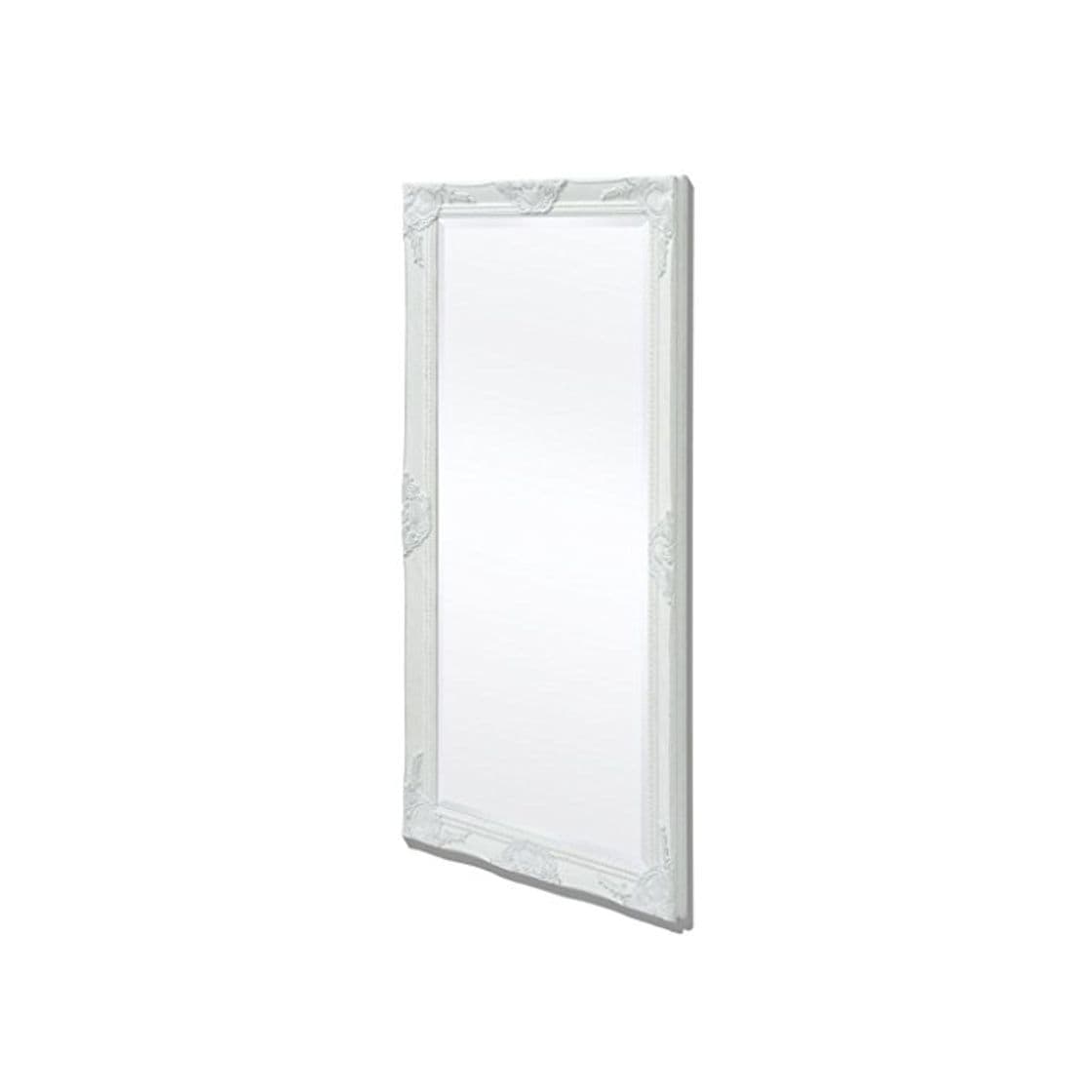 Producto vidaXL Espejo de Pared Estilo Barroco 120x60 cm Blanco Espejo Vintage Retro