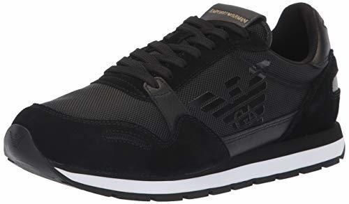 Fashion Emporio Armani Runner Hombre Zapatillas Negro