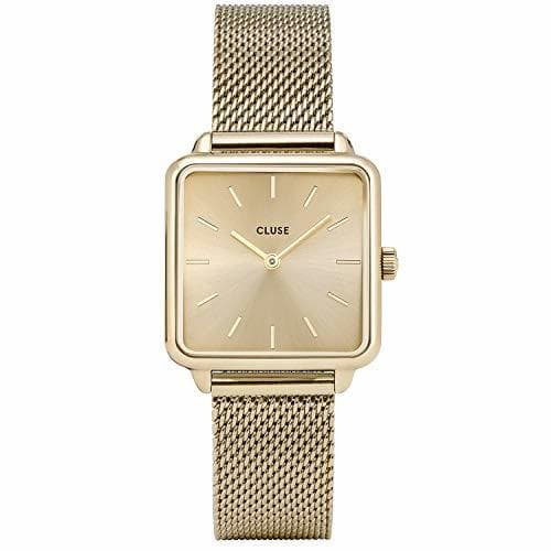 Fashion Cluse La Tetragone Reloj de Mujer Cuarzo 28mm analógico Correa de Acero