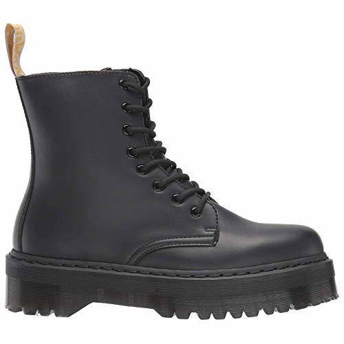 Fashion Anfibio DR MARTENS Vegan Jadon II Mono Black Felix Rub Off Taglia