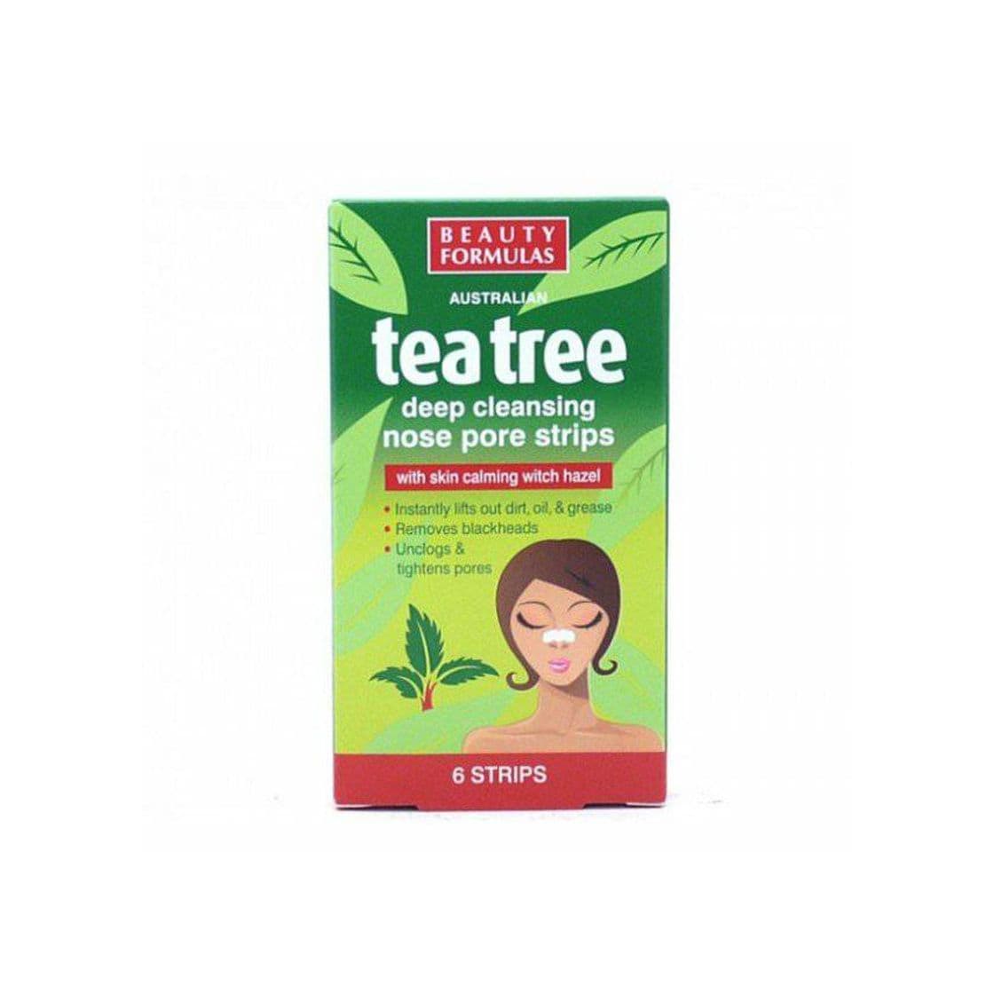 Product Beauty Formulas Tea Tree Nose Pore Strips 