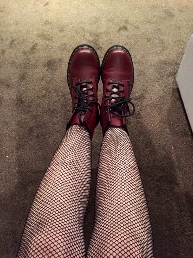 Moda Botas Dr Martens Bordo