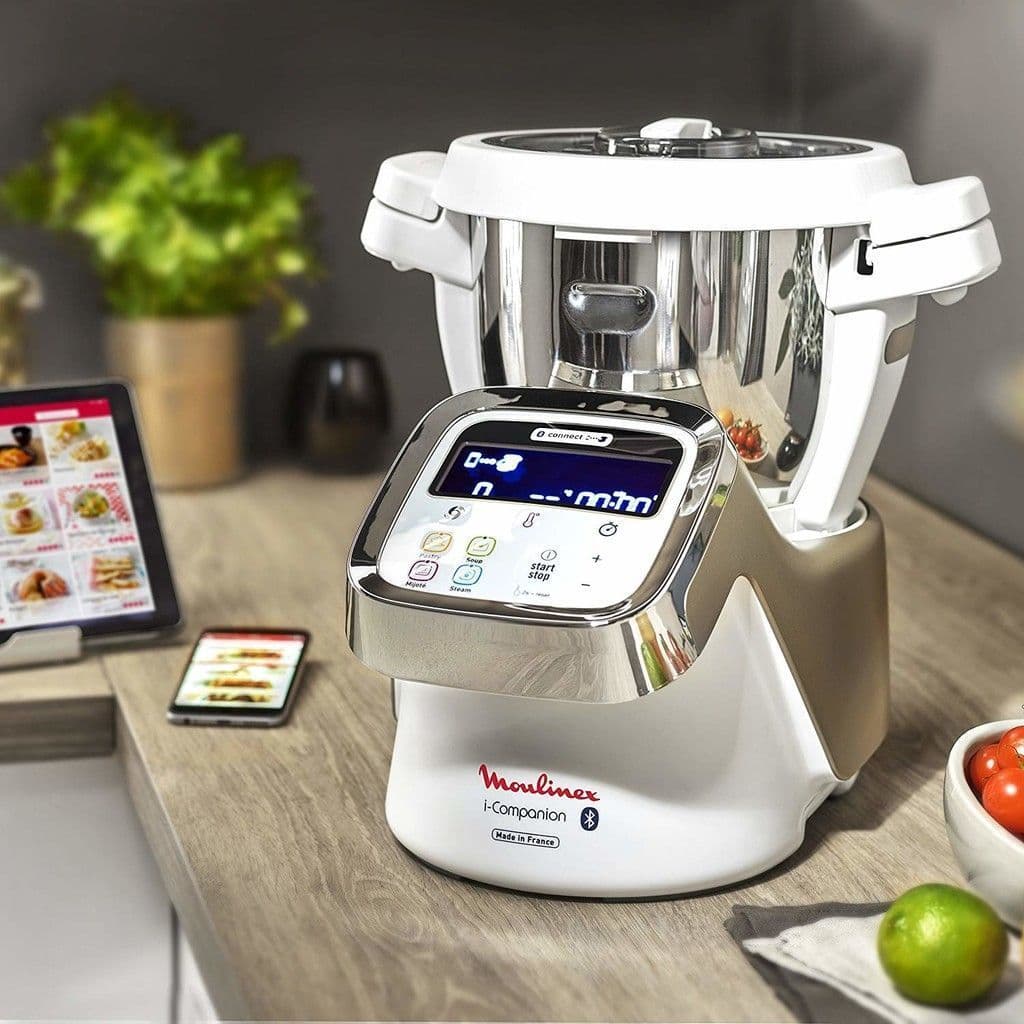 Home Moulinex i-Companion HF900110 - Robot de cocina Bluetooth 13 programas y 6