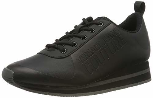 Fashion Versace Jeans Couture Shoes, Zapatillas de Gimnasia para Mujer, Negro