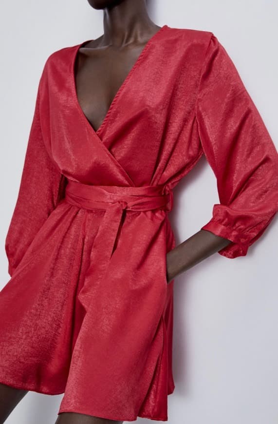 Moda ZARA Satin Playsuit