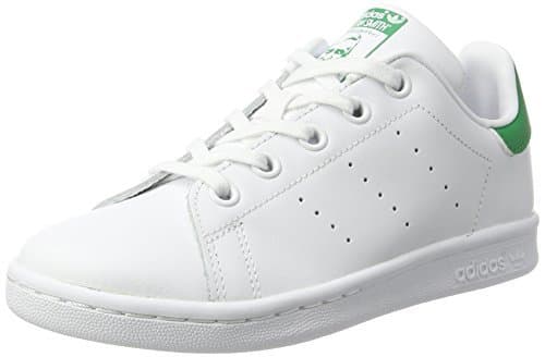 Moda Adidas Stan Smith, Zapatillas Unisex Niños, Blanco