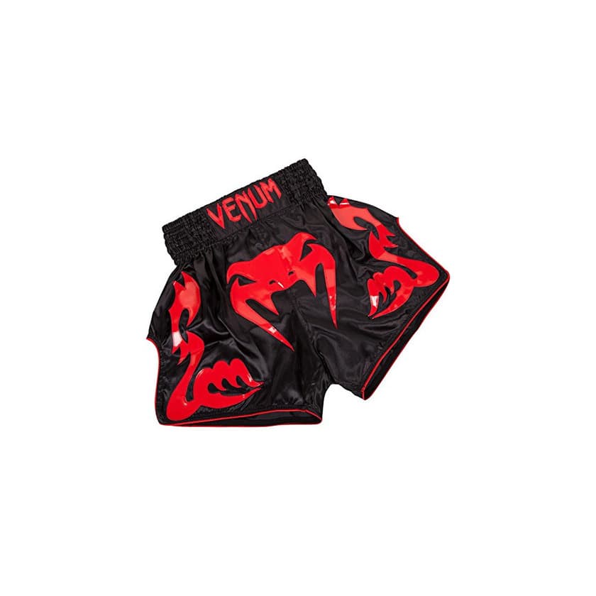 Fitness Venum Bangkok Inferno - Pantalones cortos de Muay Thai, Hombre , Negro