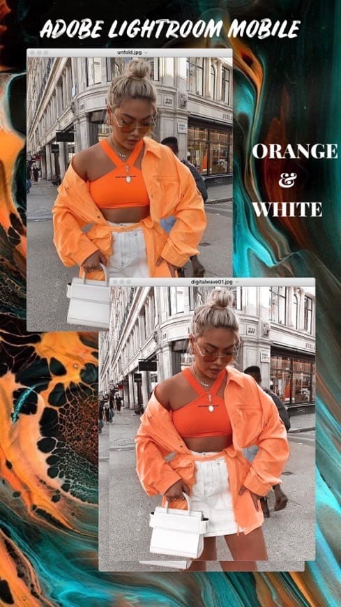 Moda Orange and white preset