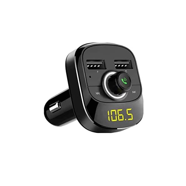 Electrónica Transmisor FM Bluetooth V5.0, [RGB 7 Colores Luz de Anillo] VicTsing Manos