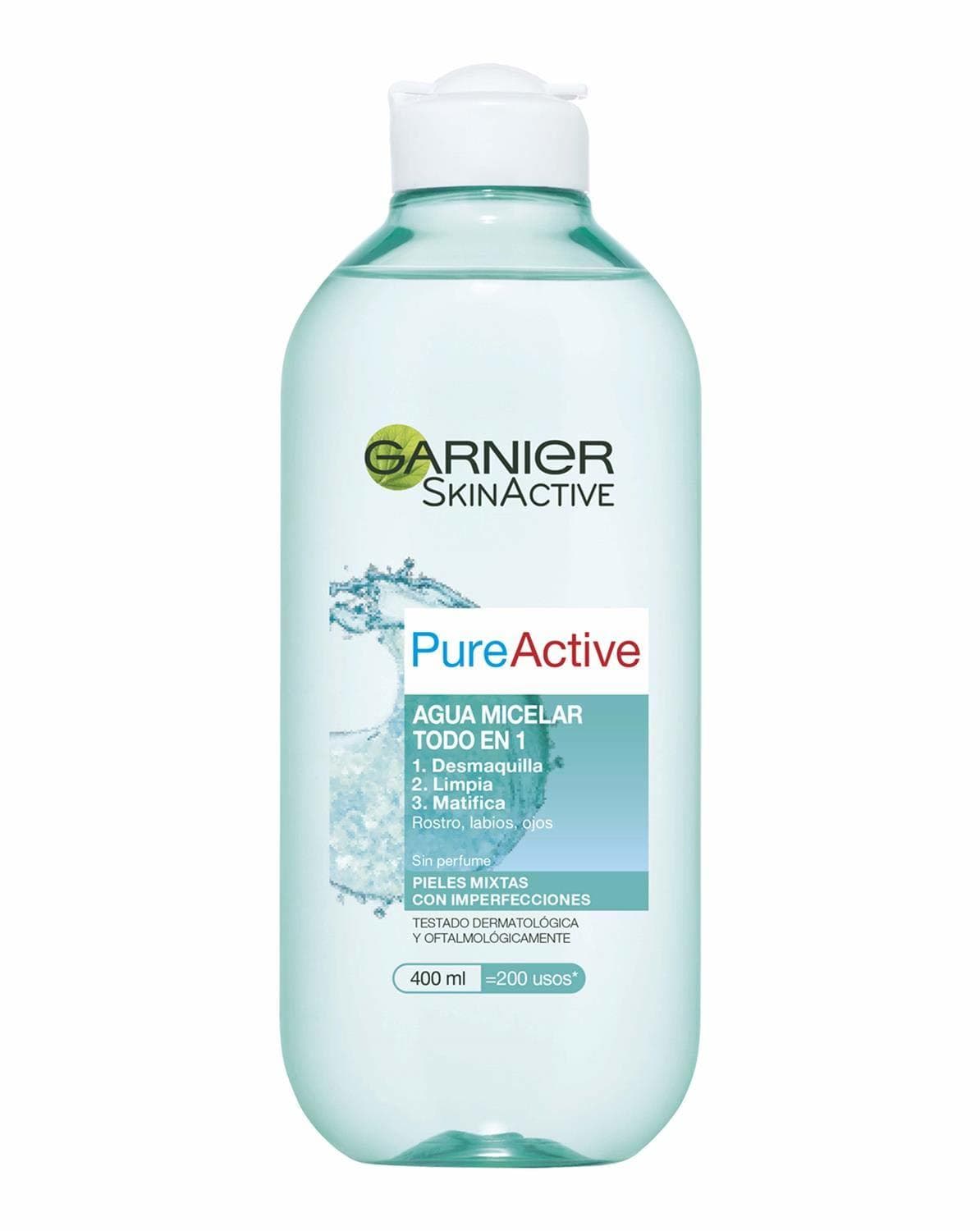 Belleza Garnier Pure Active Mat Control Agua Micelar