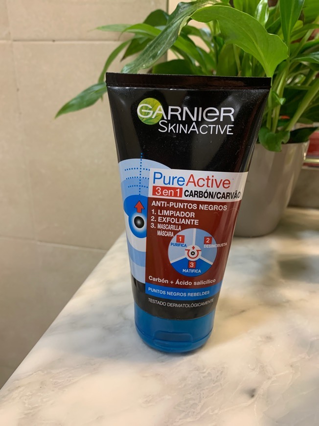 Moda Máscara de carvão Garnier Pure Active