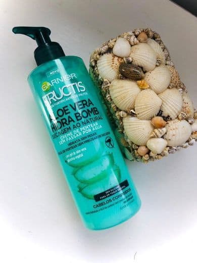 Belleza GARNIER Fructis Aloe Secado al Aire Tratamiento Capilar Pelo Normal, Largo, pack