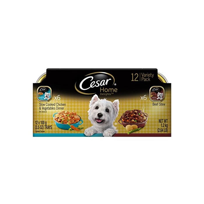 Product Cesar Home Delights 6 Chicken & Vegetables & 6 Beef Stew by Mars