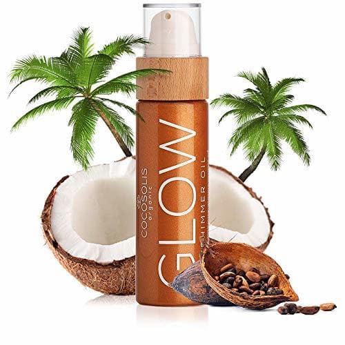 Producto COCOSOLIS Glow Aceite Brillante - Hidratante Bio Oil - Brillo bronceador para