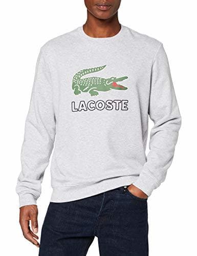 Fashion Lacoste Sh6382 Sudadera, Gris