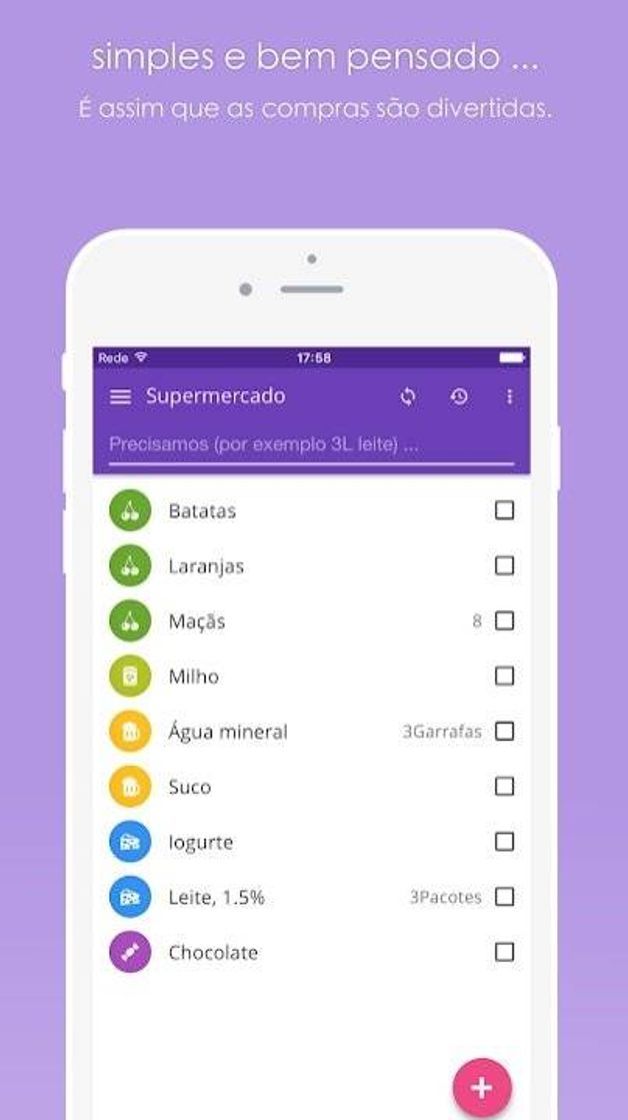 App Lista de compras