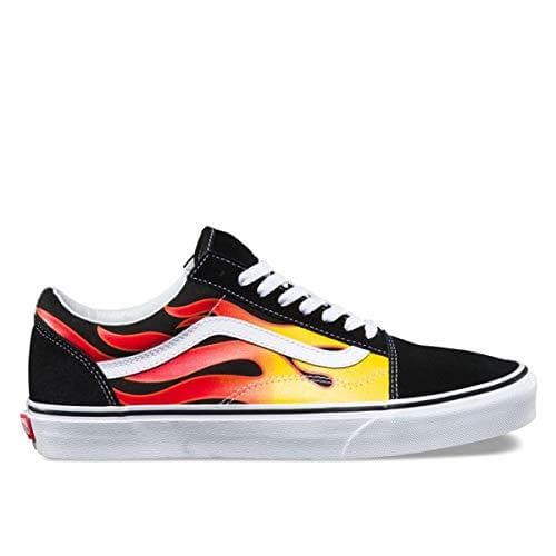 Moda Vans Old Skool Classic  - zapatos Unisex para skate, negro