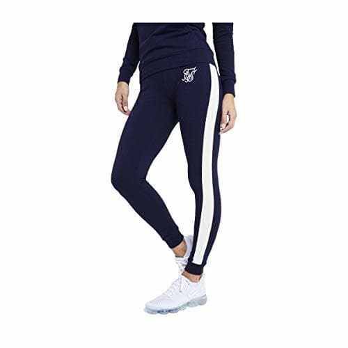 Lugar SIK & SILK -PANTALÓN SSW-0573 FIETED Joggers Indigo -PANTALÓN Deportivo Mujer