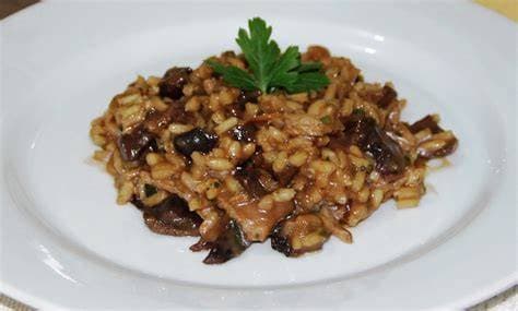 Restaurantes Risotto com cogumelos