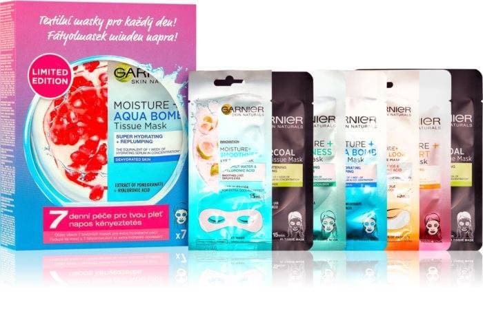 Moda Garnier Skin Naturals Tissue Mask Box

