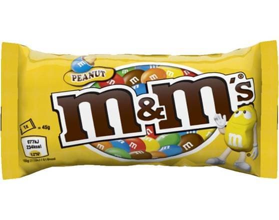 Moda M&M de amendoim 