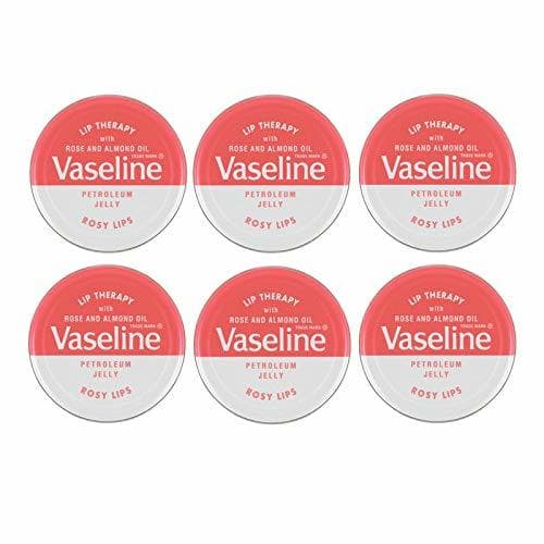 Beauty Vaseline Vaselina Lip Balm terapia Petróleo Jelly 20G - Paquete de 6