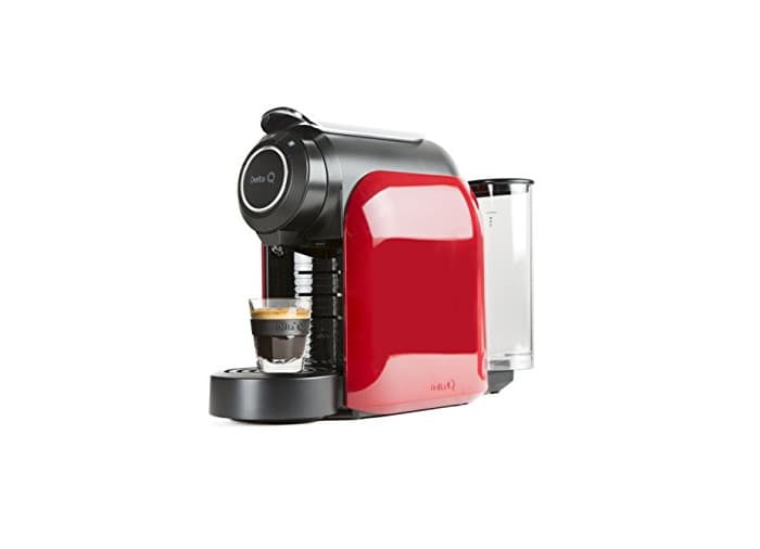 Home Delta Q 012872 Qool Evolution - Cafetera de cápsulas color rojo