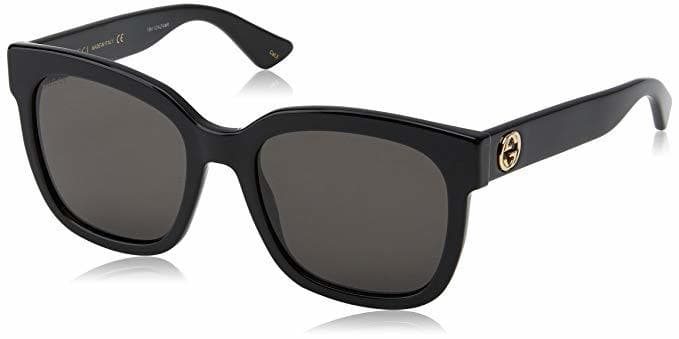 Fashion Gucci Sonnenbrille GG0141S-001-53 Gafas de sol, Negro