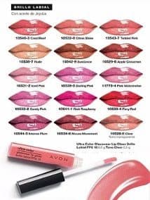 Beauty Avon Glow indio verano brillo de labios brillante rosa