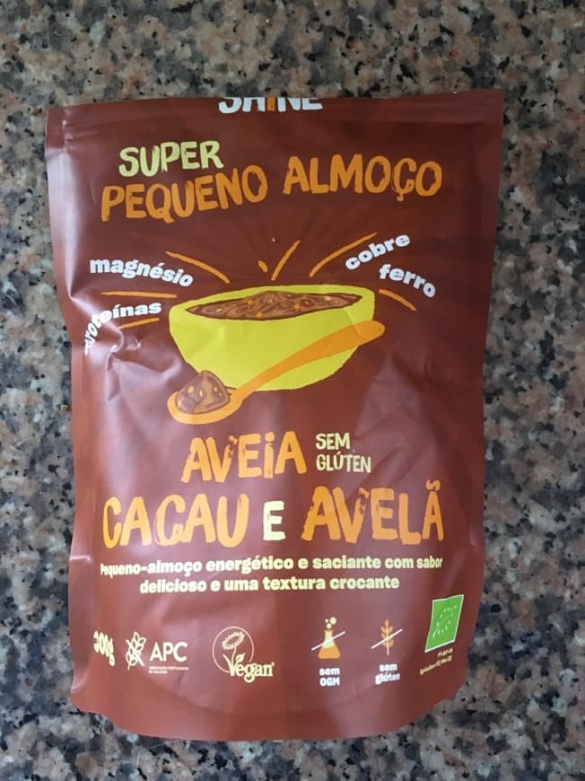 Product Shine Super Pequeno Almoço Aveia Cacau e Avelã 