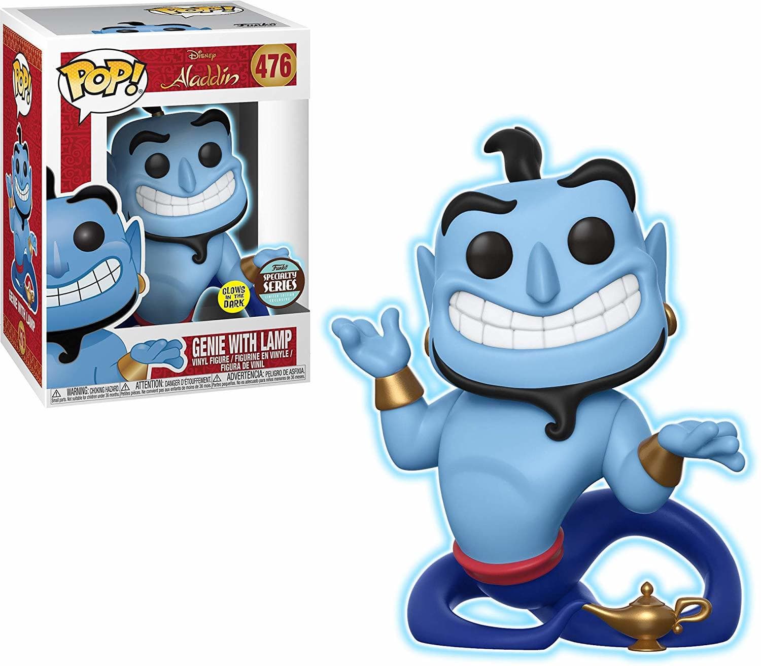 Product Funko 35757 Pop Vinyl Disney Aladdin - Genie con lámpara